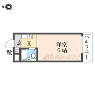 アーバンハイツテラモト【3階】の間取り