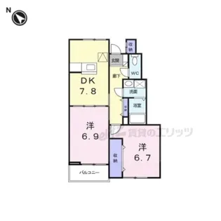 ソレアード?【1階】の間取り