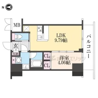 プレジオ永和EURO【6階】の間取り