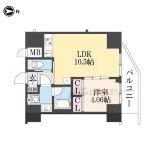 プレジオ永和EURO【6階】の間取り