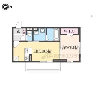 BRANSIA出町(ブランシア)【1階】の間取り
