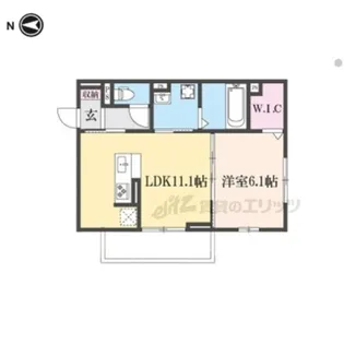 BRANSIA出町(ブランシア)【1階】の間取り