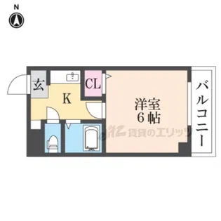 スぺランツァデリーティア【6-B号室】の間取り