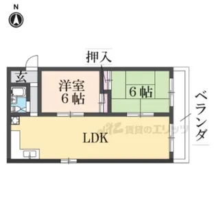 オアシス21【203号室】の間取り