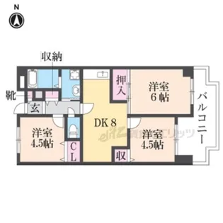 友井グレイス【5階】の間取り