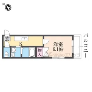 FFコーポひらた【1階】の間取り