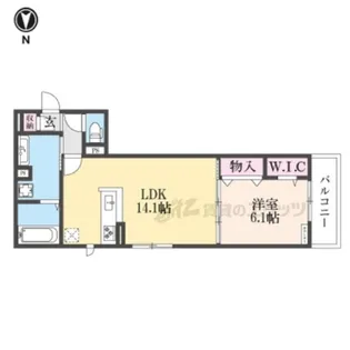 アイル京都八条【3階】の間取り