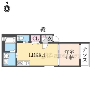 Veil Maison南城内【3階】の間取り