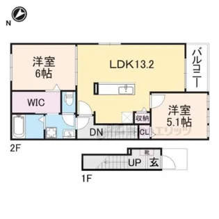 SOUZA田能【2階】の間取り