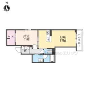 シャーメゾン アリスティオ【2階】の間取り