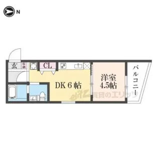 PARK明田町【2階】の間取り