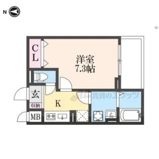 ウィスタリアⅡ【2階】の間取り