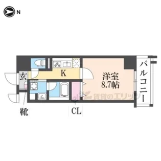 La villa-1930-【6階】の間取り