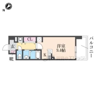 クラシェス尼崎【2階】の間取り