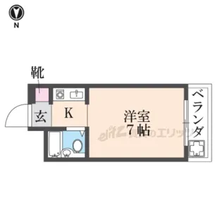 エスポワール御殿山【2階】の間取り