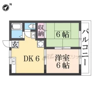 ドミール学園前?【206号室】の外観