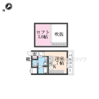 WANARI?【213号室】の間取り