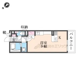 ミランダ浪華?【2階】の間取り