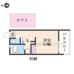レオパレス高尾?【3階】の間取り