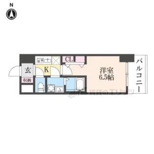 S-RESIDENCE小阪azure【8階】の間取り