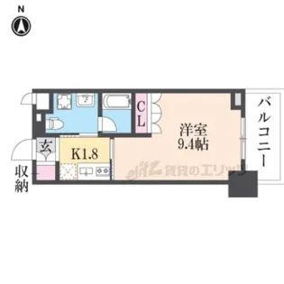 ベルファース尼崎【3階】の間取り