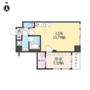 プレジオ長田【2階】の間取り