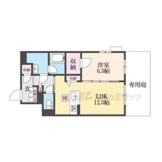 シャーメゾン環【101号室】の間取り