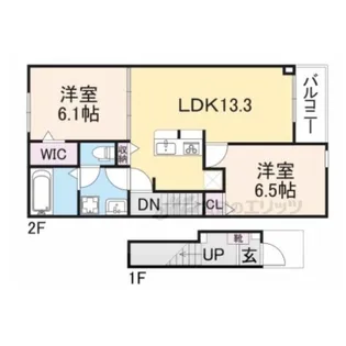 デスパシオ氷上?【2階】の間取り