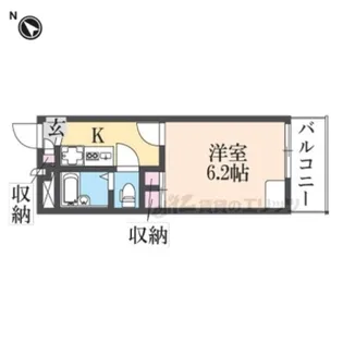 レオパレスクレベール【3階】の間取り
