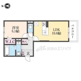 エスタールオーデン【3階】の間取り