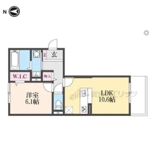 エスタールオーデン【1階】の間取り