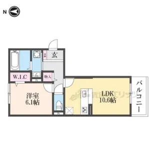 エスタールオーデン【2階】の間取り