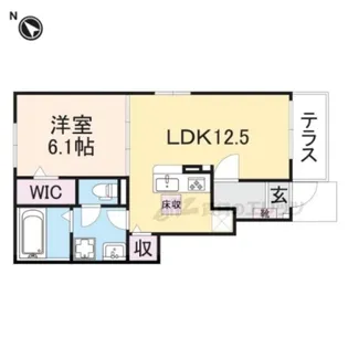 ヒカルサ大津唐崎?【1階】の間取り