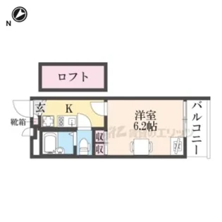 レオパレスラ フォレ【1階】の間取り