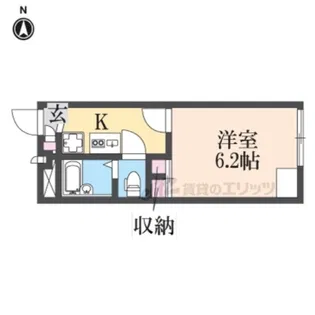 レオパレス秀【2階】の間取り