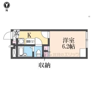 レオパレス秀【2階】の間取り