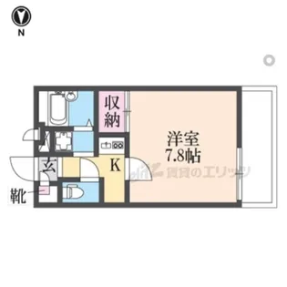 レオパレス曙【1階】の間取り