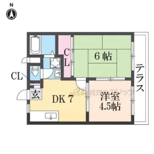 エスポワール神殿町【2階】の間取り