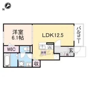 ヒカルサ彦根松原町【1階】の間取り