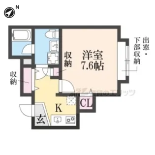 K2(ケーツー)【CAMP5号室】の間取り