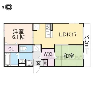 duo大庄 B【2階】の間取り