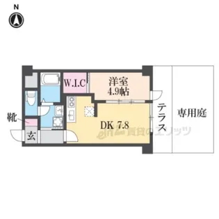 ヴェルドミールマーガレット【1階】の間取り