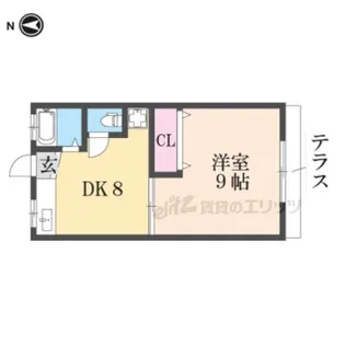 城山ハイツ【2階】の間取り