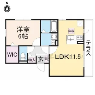 フォルトゥーナ【1階】の間取り