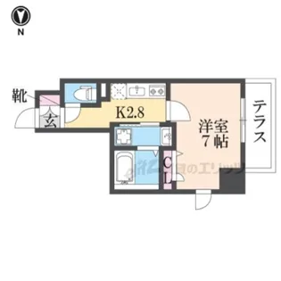 レリーフ南塚口【2階】の間取り