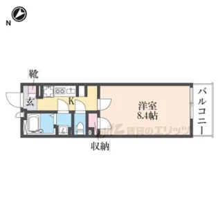 クレイノ大物【1階】の間取り