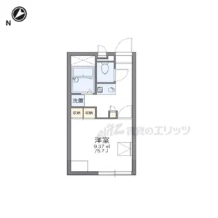 レオパレス43【1階】の間取り