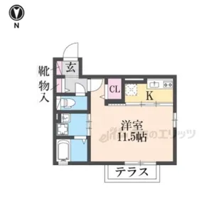 アミティハイツB棟【2階】の間取り