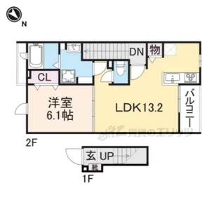 リーベ【2階】の間取り