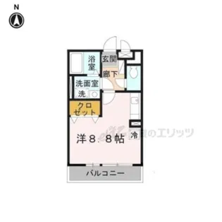 OTTS西ノ口【2階】の間取り